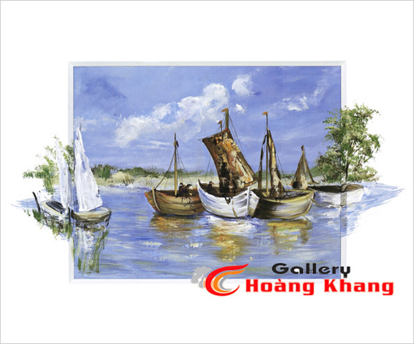 Tranh Thuyền Bườm